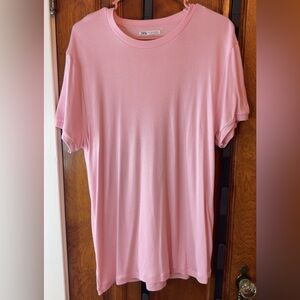 Zara Soft Pink Short Sleeve Tee